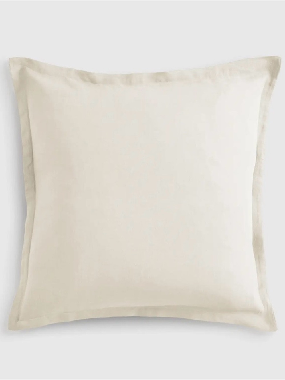 NWOT Quince European Linen Euro Sham, 26 X 26 (Ivory) *3 available
